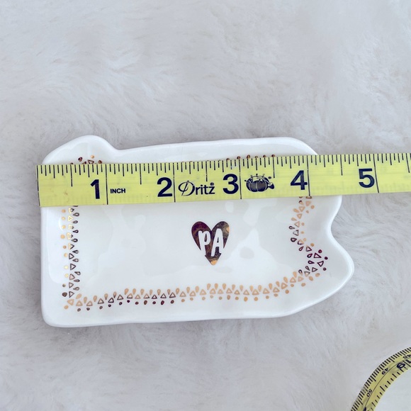 Francesca’s Mini Pennsylvania Shaped Trinket Dish - Picture 3 of 3
